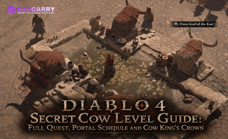 Diablo 4 Secret Cow Level Guide: Full Quest, Portal Schedule and Cow King's Crown