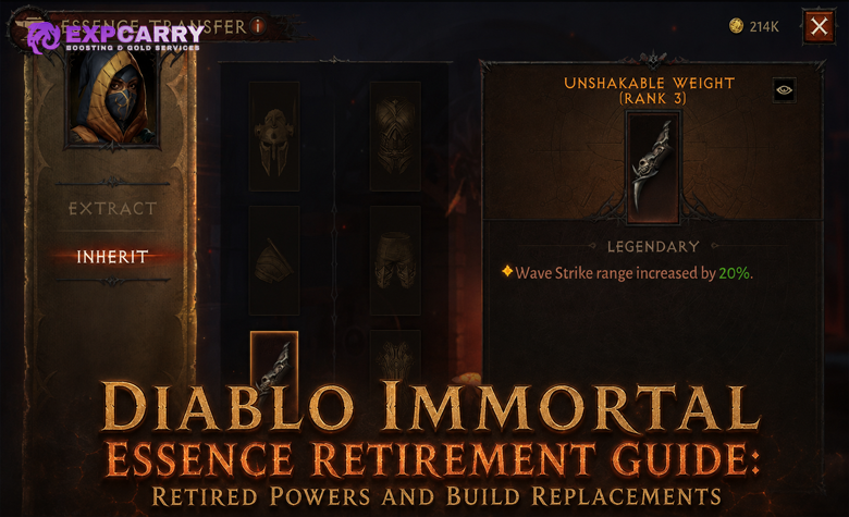 Diablo Immortal Essence Retirement Guide: Retired Powers and Build Replacements Diablo Immortal Essence Retirement Guide: Retired Powers and Build Replacements