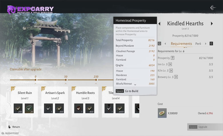 Where Winds Meet Homestead: Retainers, Businesses and Leveling