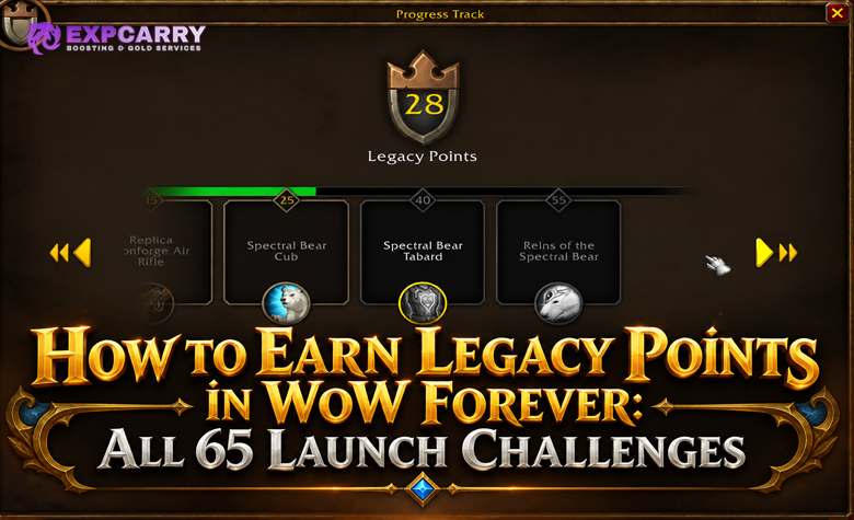How to Earn Legacy Points in WoW Forever: All 65 Launch Challenges