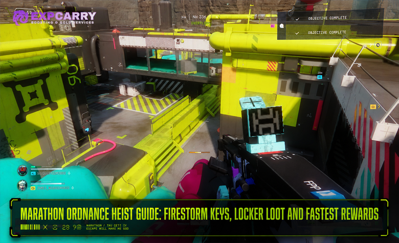 Marathon Ordnance Heist Guide: Firestorm Keys, Locker Loot and Fastest Rewards