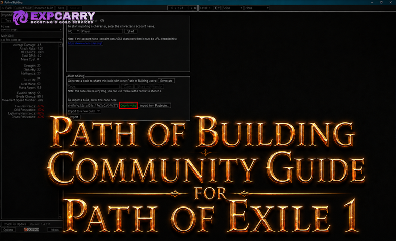 Path of Building Community Guide for Path of Exile 1 Path of Building Community Guide for Path of Exile 1