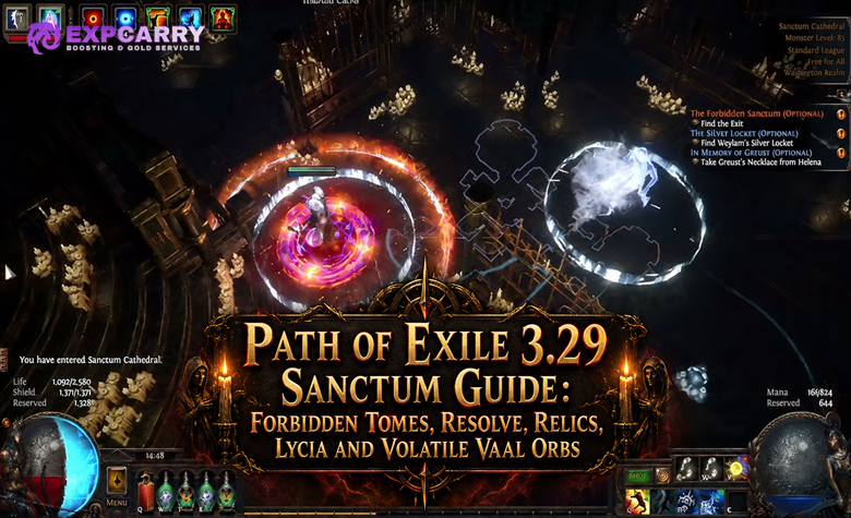 Path of Exile 3.29 Sanctum Guide: Forbidden Tomes, Entschlossenheit, Relikte und Lycia Path of Exile 3.29 Sanctum Guide: Forbidden Tomes, Entschlossenheit, Relikte und Lycia