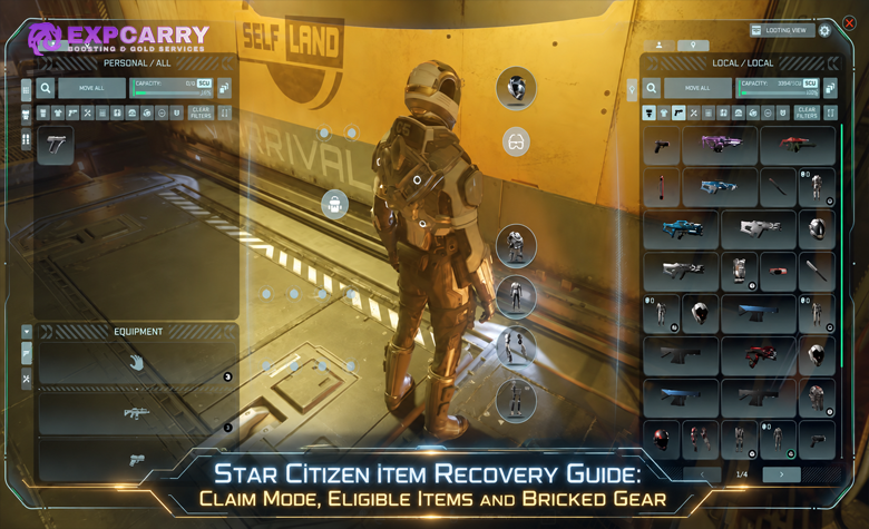 Star Citizen Item Recovery Guide: Claim Mode, Eligible Items and Bricked Gear