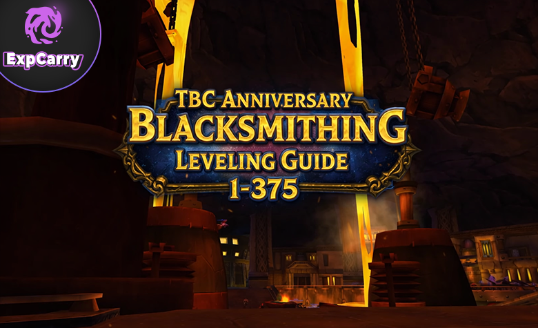 TBC Anniversary Blacksmithing Leveling Guide 1-375