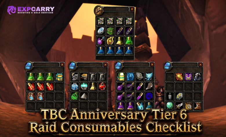 TBC Anniversary Tier 6 Raid Consumables Checklist