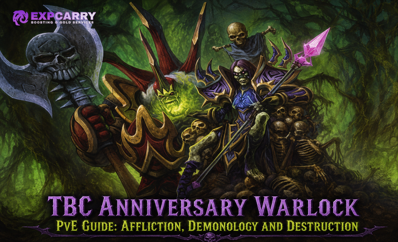 TBC Anniversary Warlock PvE Guide: Affliction, Demonology and Destruction