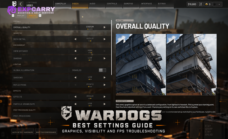 WARDOGS Best Settings Guide: Graphics, Visibility and FPS Troubleshooting