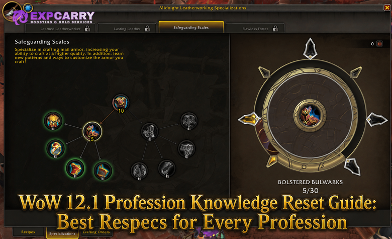 WoW 12.1 Profession Knowledge Reset Guide: Best Respecs for Every Profession
