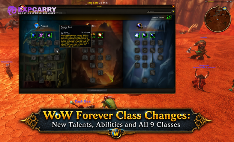WoW Forever Class Changes: New Talents, Abilities and All 9 Classes