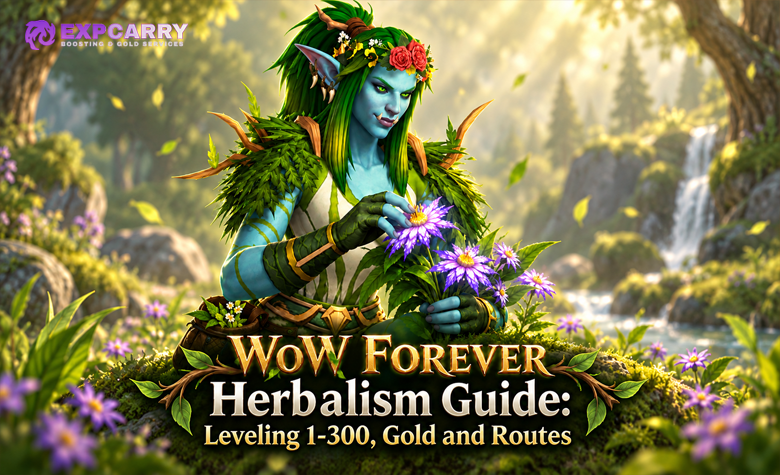 WoW Forever Herbalism Guide: Leveling 1-300, Gold and Routes