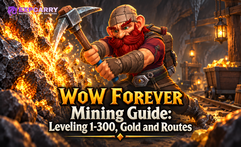 WoW Forever Mining Guide: Leveling 1-300, Gold and Routes