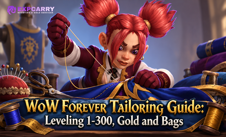 WoW Forever Tailoring Guide: Leveling 1-300, Gold and Bags