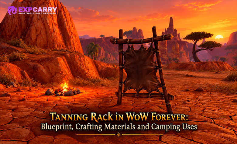 Gerbrahmen in WoW Forever: Bauplan, Herstellungsmaterialien und Camping-Nutzung