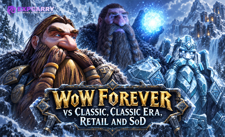 WoW Forever vs Classic, Classic Era, Retail and SoD