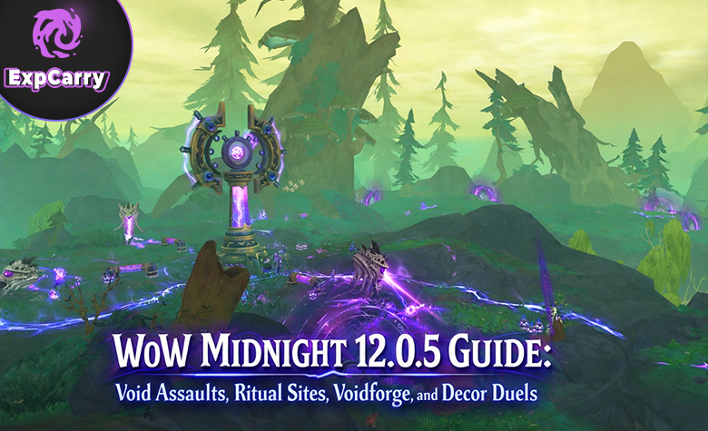WoW Midnight 12.0.5 Leitfaden: Leerenangriffe, Ritualstätten, Leerenschmiede und Dekorationsduelle