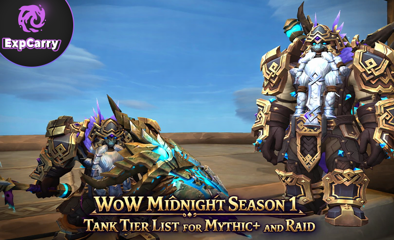 WoW Midnight Saison 1 Tank Tier List fuer Mythisch+ und Schlachtzug
