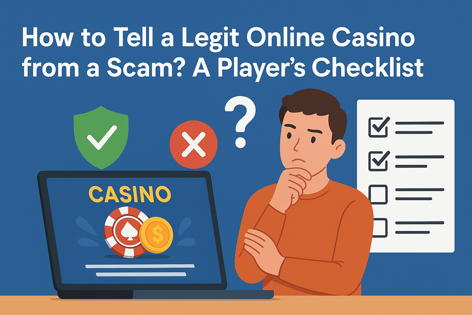 How to Tell a Legit Online Casino from a Scam? A Player’s Checklist