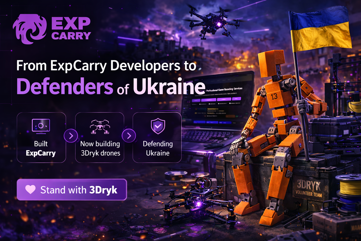 From ExpCarry Developers to Defenders of Ukraine