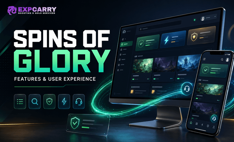 Spins of Glory: Features and User Experience Spins of Glory: Features and User Experience