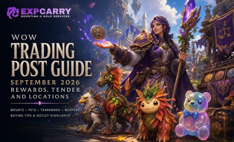 WoW Trading Post Guide: September 2026 Rewards, Tender and Locations