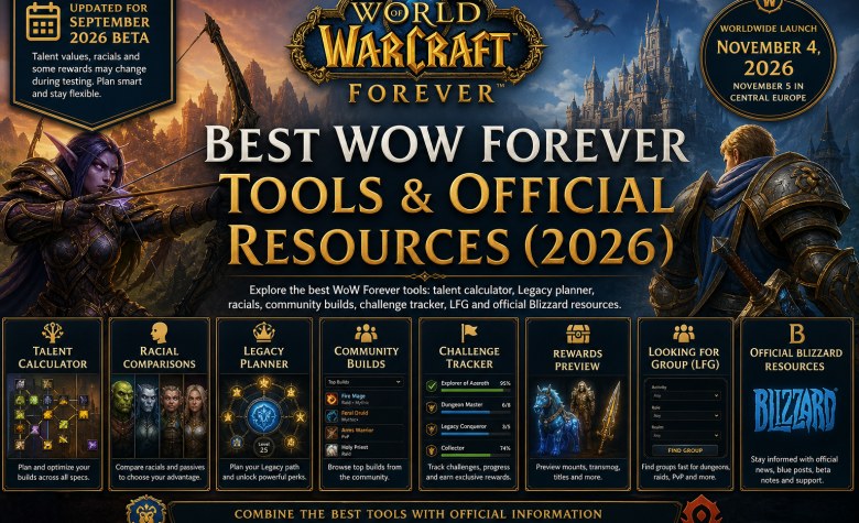 Best WoW Forever Tools & Official Resources (2026)
