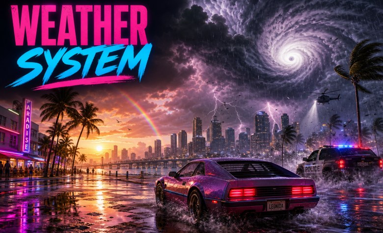GTA 6 Weather System: Hurricanes, Storms, Rain & Puddles