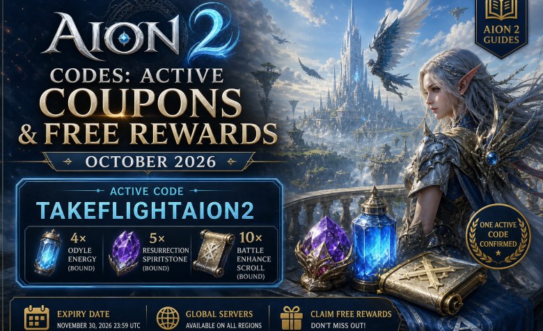 AION 2 Codes: Active Coupons & Free Rewards