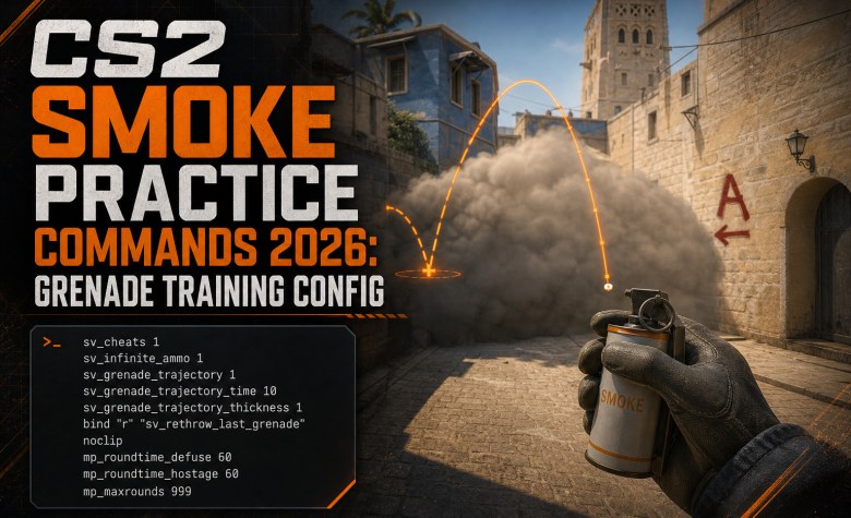 CS2 Smoke Practice Commands 2026: Grenade Training Config