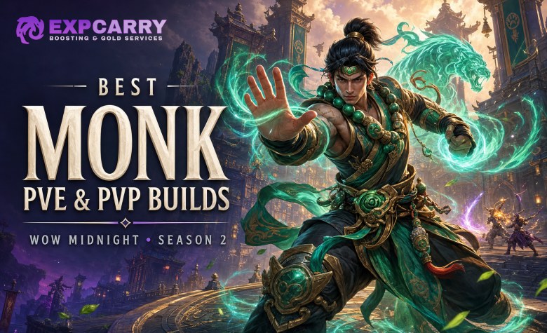 Best Monk PvE & PvP Builds for WoW Midnight Season 2