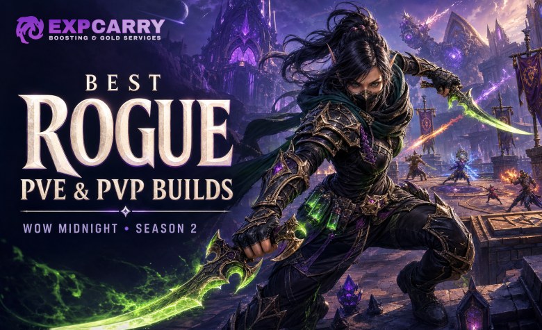 Best Rogue PvE & PvP Builds for WoW Midnight Season 2