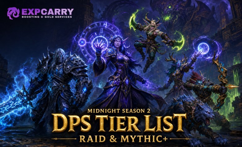 Midnight Saison 2 DPS Tier List für Raid und Mythisch+